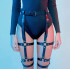 Sexy leather bondage clothing